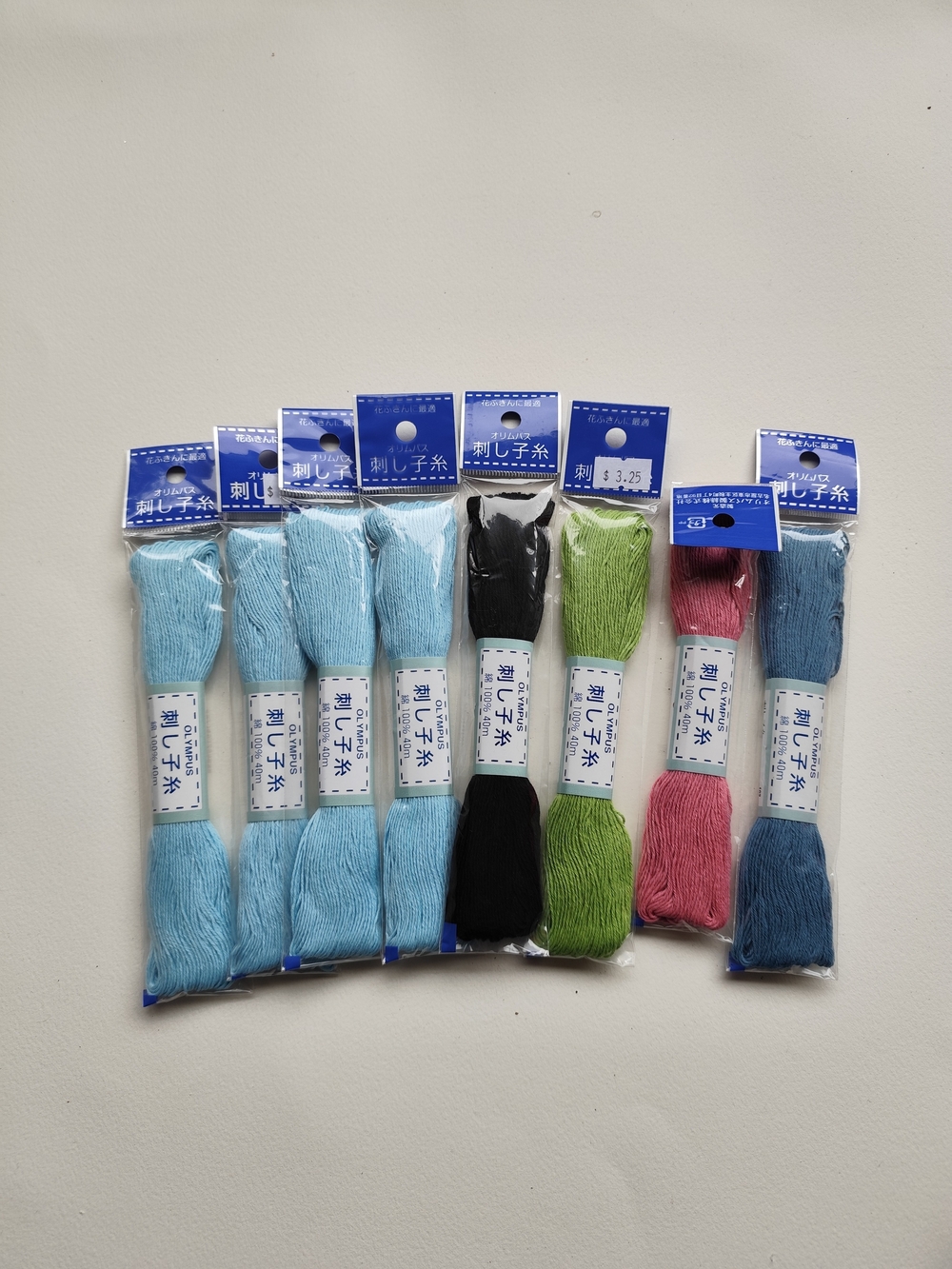 Olympus Embroidery Floss Skein lot of 8